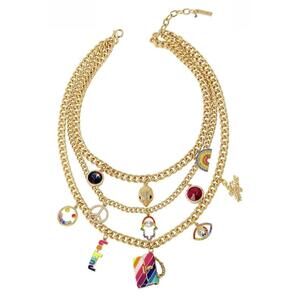 Kurt Geiger Charm Row Necklace